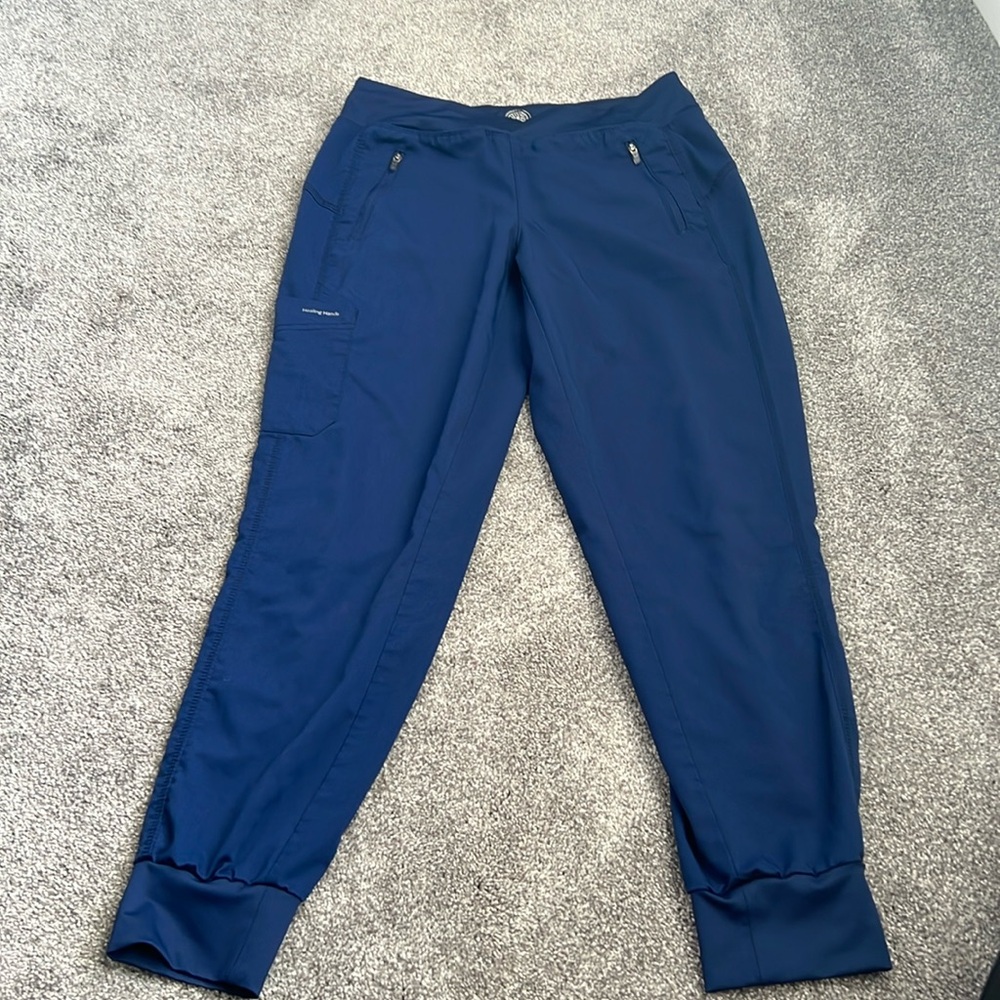 Healing Hands Navy Scrub Joggers